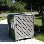 Waste container cover – Omega – Diagonals 360S