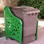 Waste container cover – Sigma – Leaves – 360S